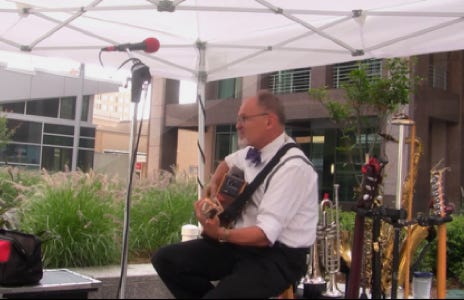 Accoustic guitar straight-ahead strumming